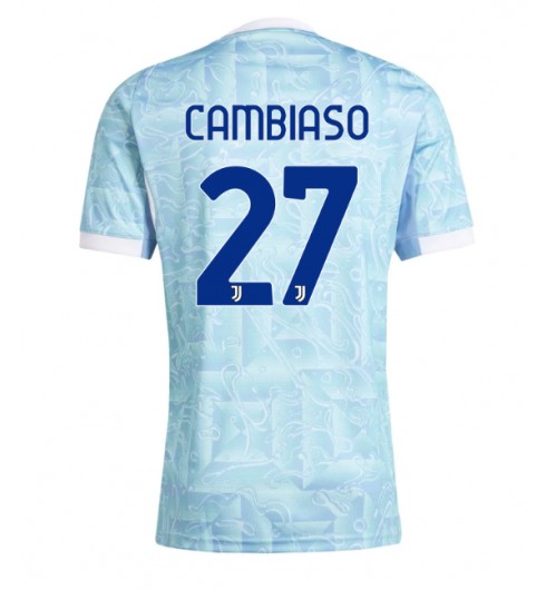 Juventus Andrea Cambiaso #27 Bortedrakt 2025-26 Korte ermer Juventus Andrea Cambiaso #27 Bortedrakt 2025-26 Korte ermer